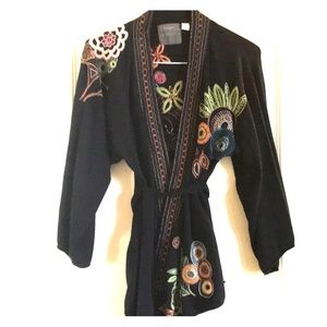 Unique Kimono-embroidered